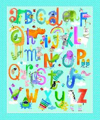 Wee Ones Alphabet Panel